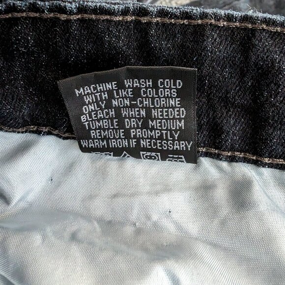 WXYZ Jeans Men's 36x32 (36x29.5) Nomad Slim Fit Black Pockets Zip Button‎ - Picture 12 of 16